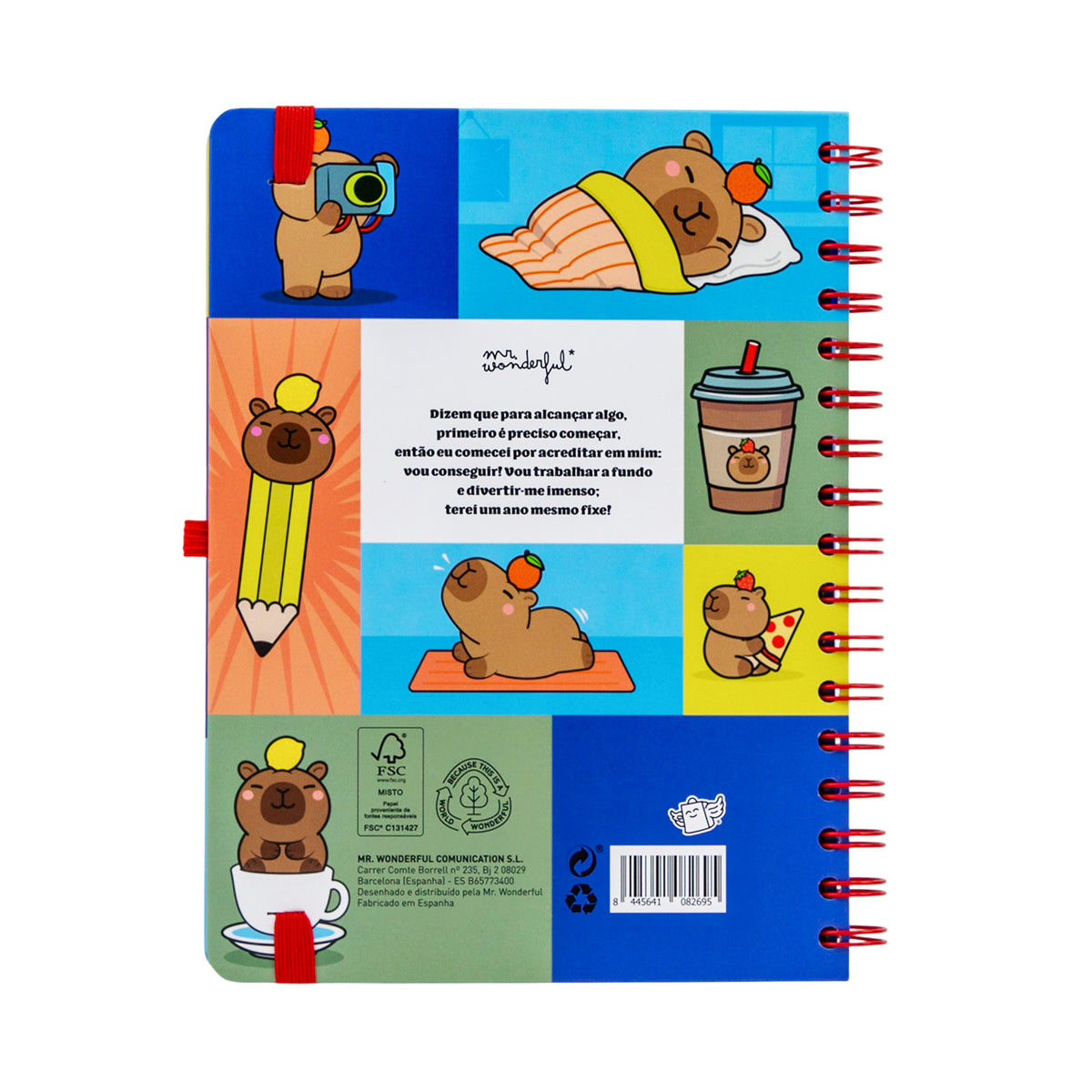 Agenda No meu mundo Mr. Wonderful 2027