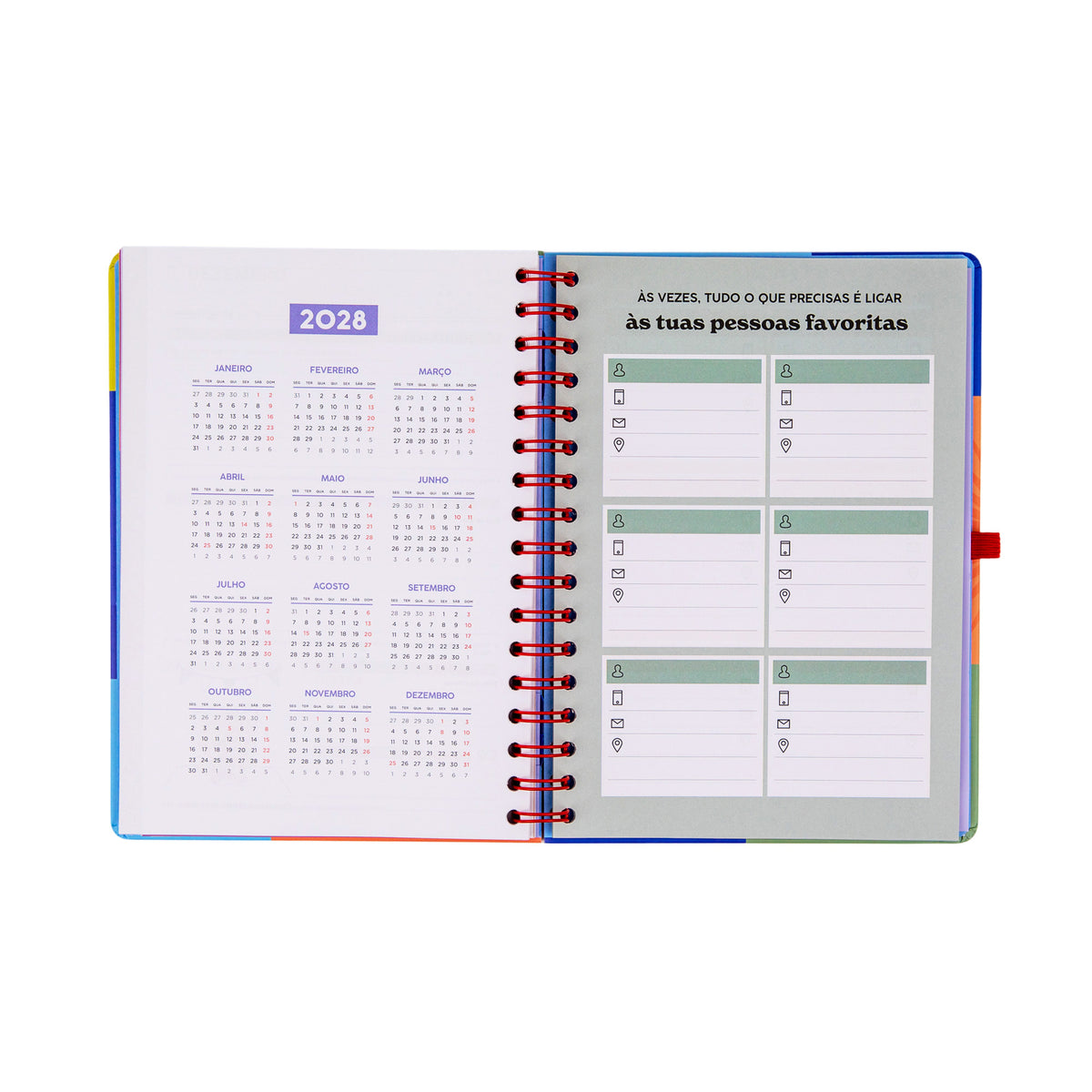 Agenda Mr. Wonderful 2027 com bolso interior