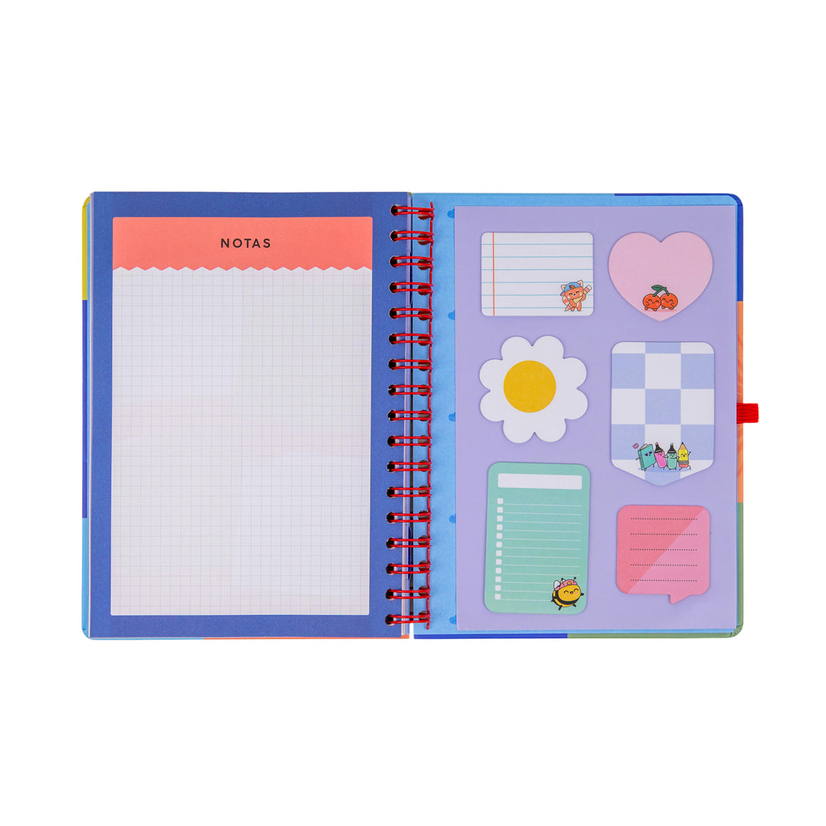 Agenda 2027 com 8 folhas de autocolantes Mr. Wonderful