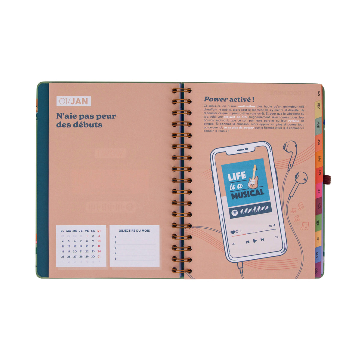 Agenda 2027 avec phrases amusantes Mr. Wonderful