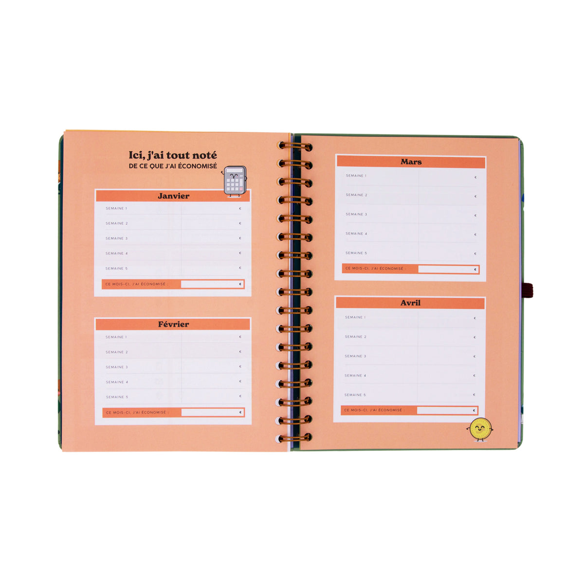 Petite agenda 2027 avec pochette Mr. Wonderful
