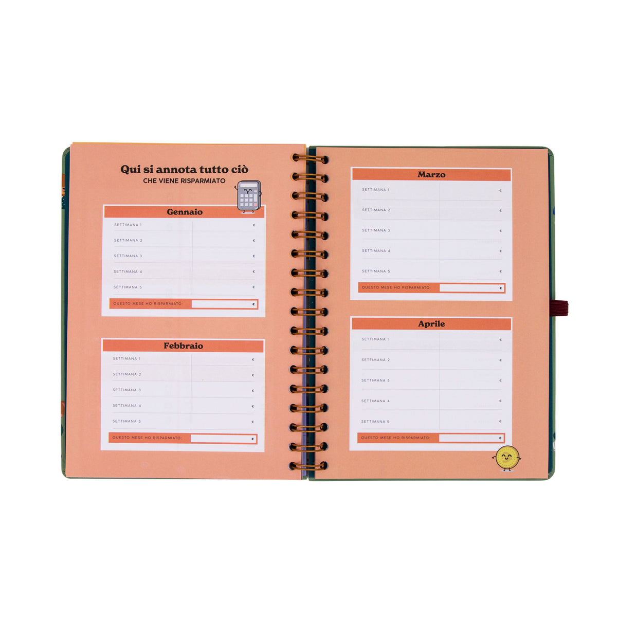 Agenda 2027 con righello interno Mr. Wonderful