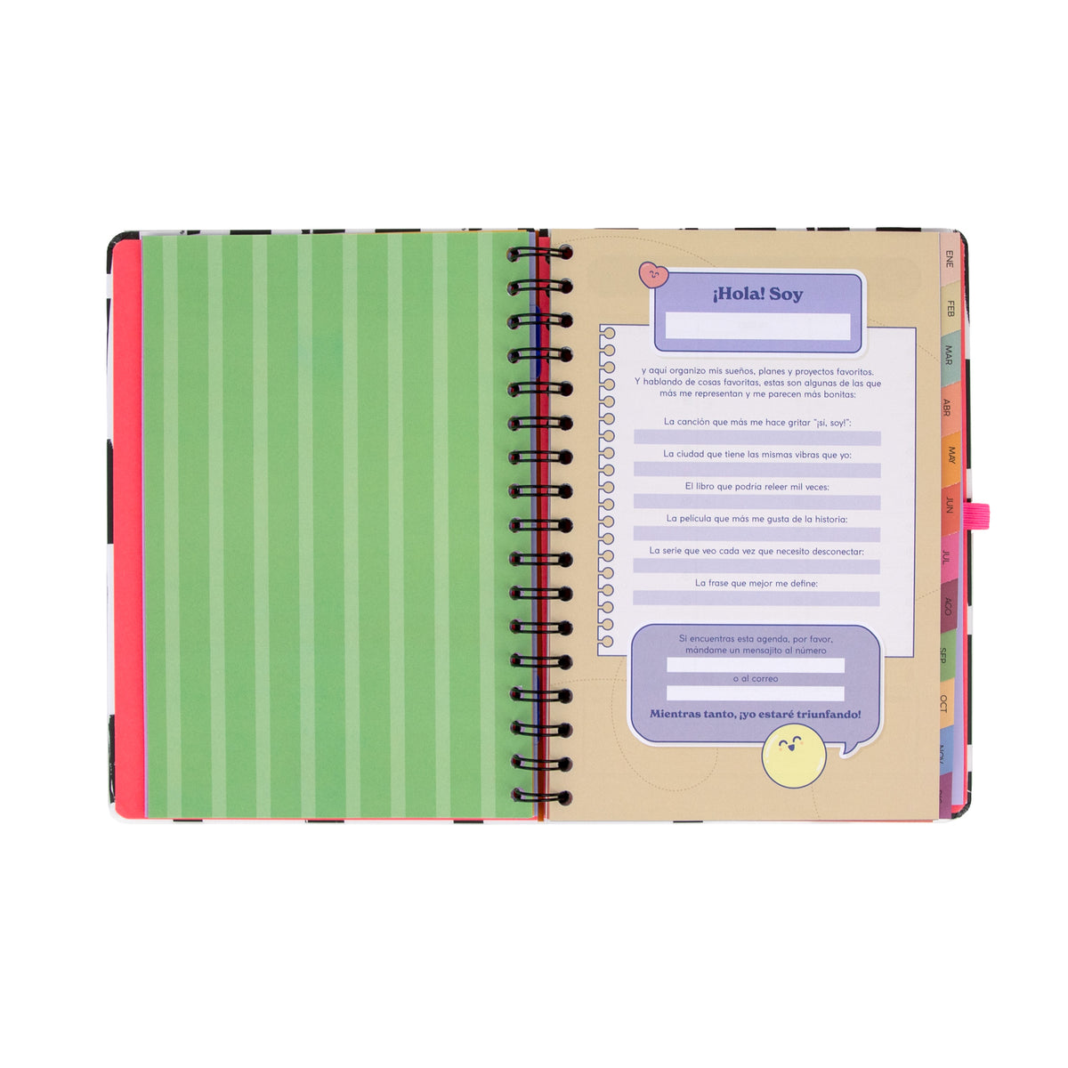 Agenda 2027 Mr. Wonderful con pegatinas