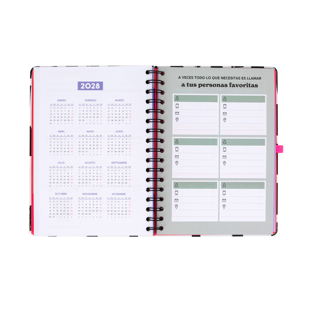 Agenda 2027 con regla interior Mr. Wonderful