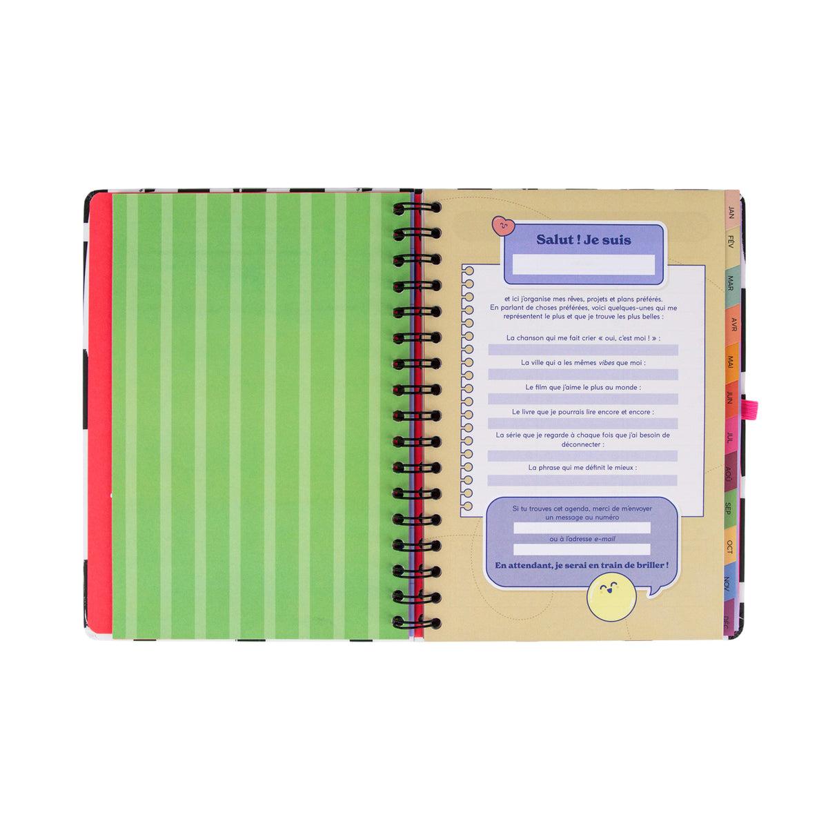 Agenda hebdomadaire Mr. Wonderful 2027