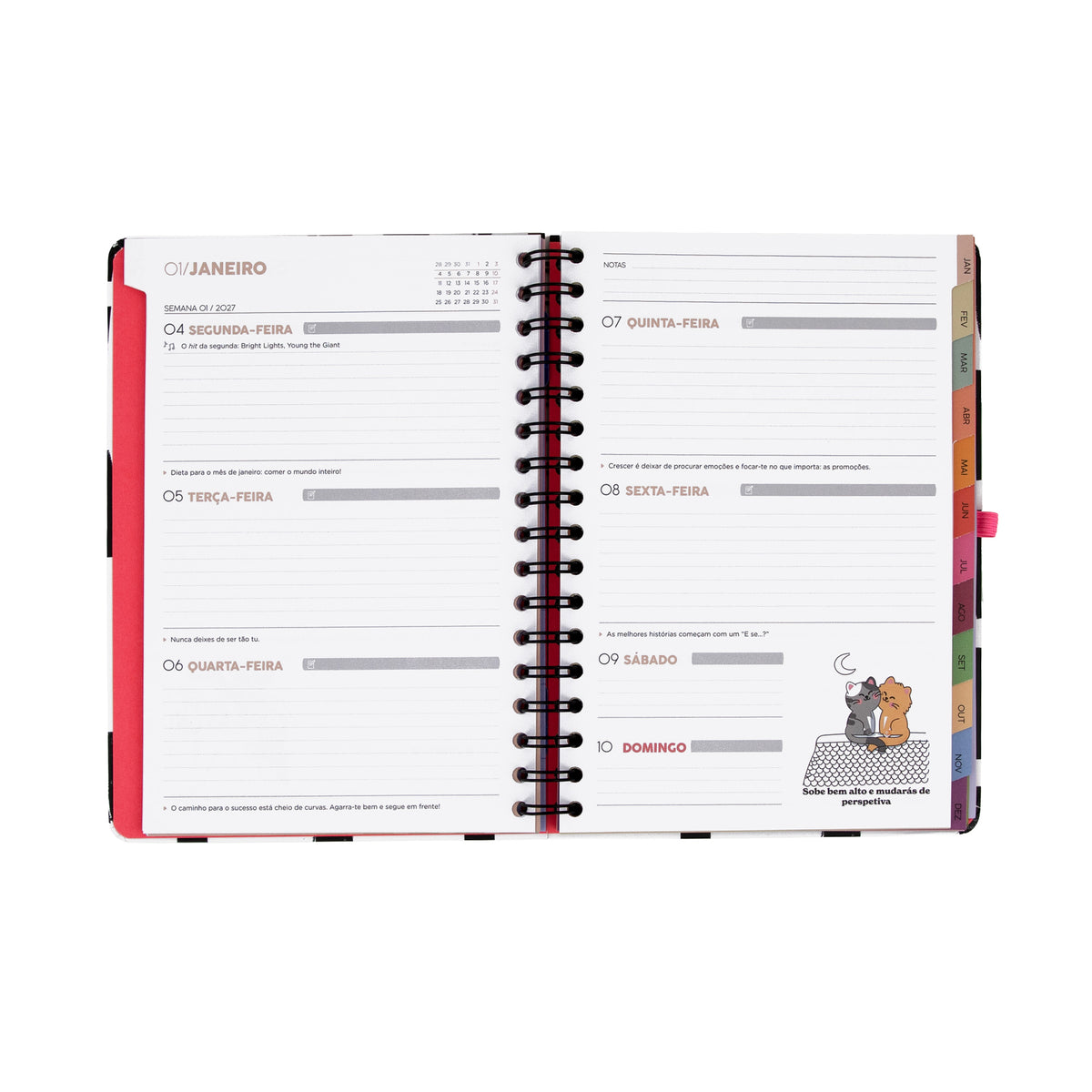 Agenda Mr. Wonderful 2027 con tasca interna