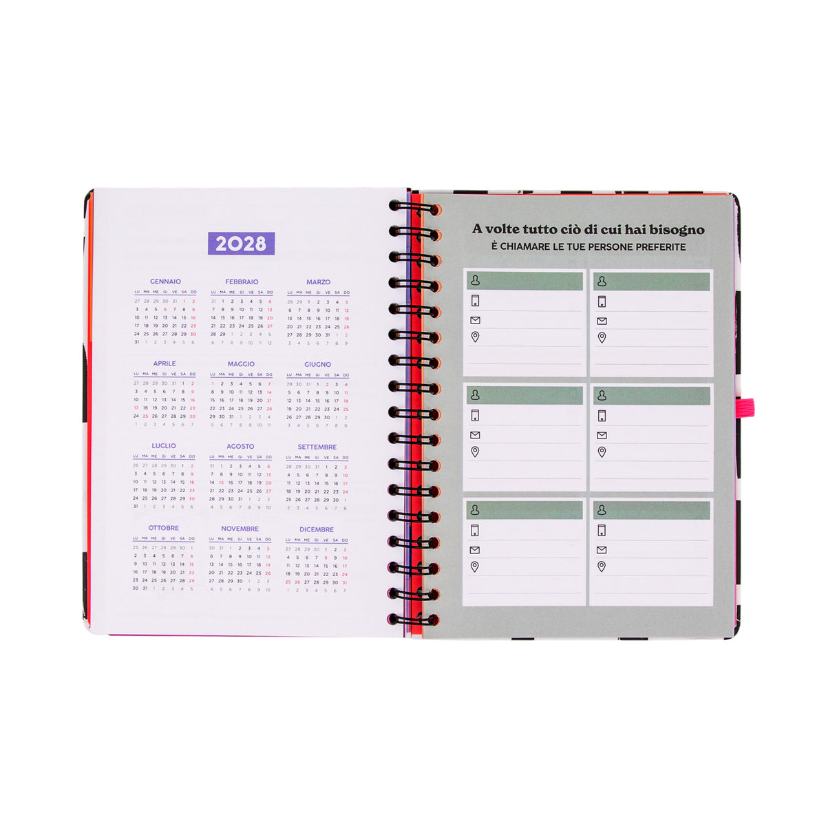 Agenda 2027 con righello interno Mr. Wonderful