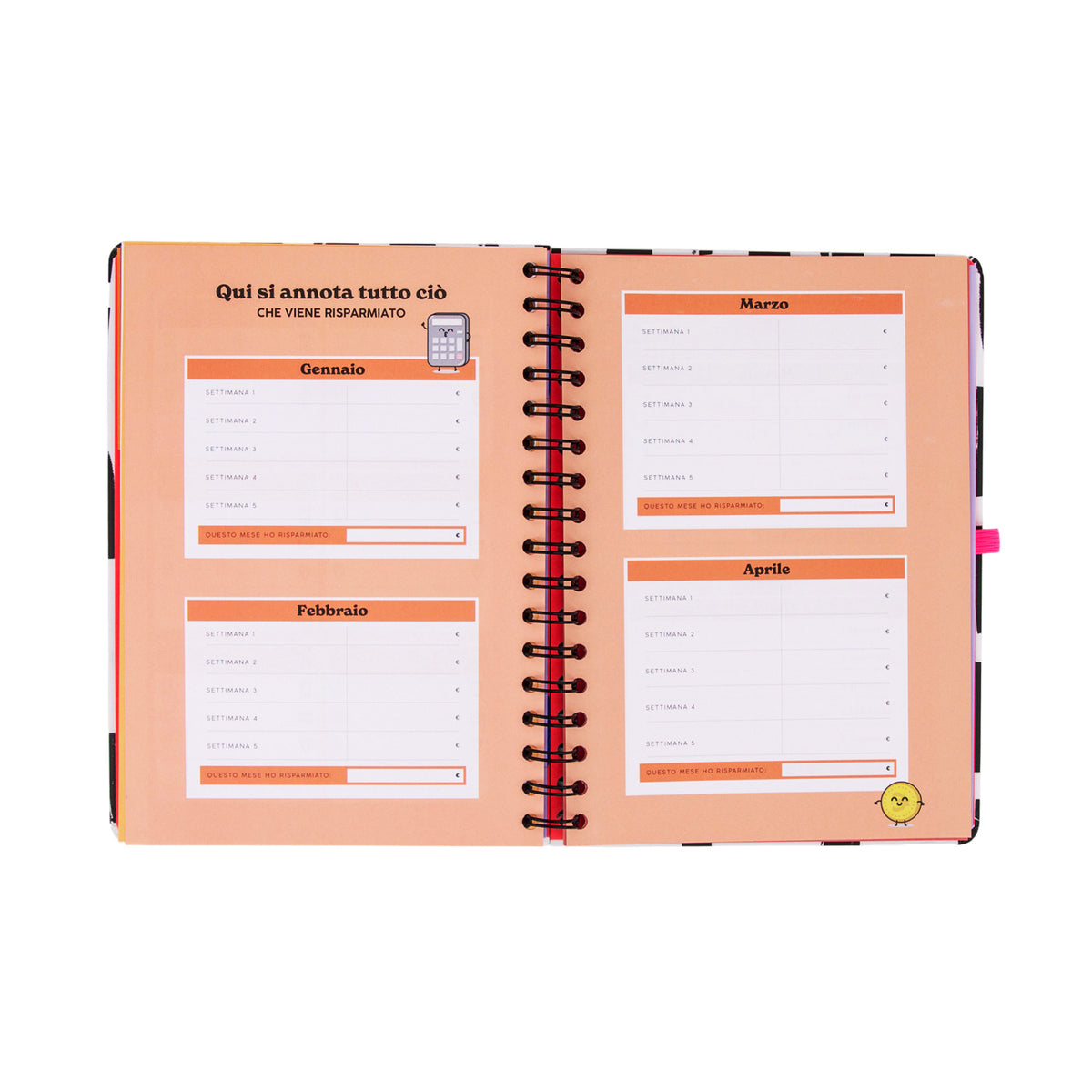 Agenda compatta settimanale Mr. Wonderful 2027