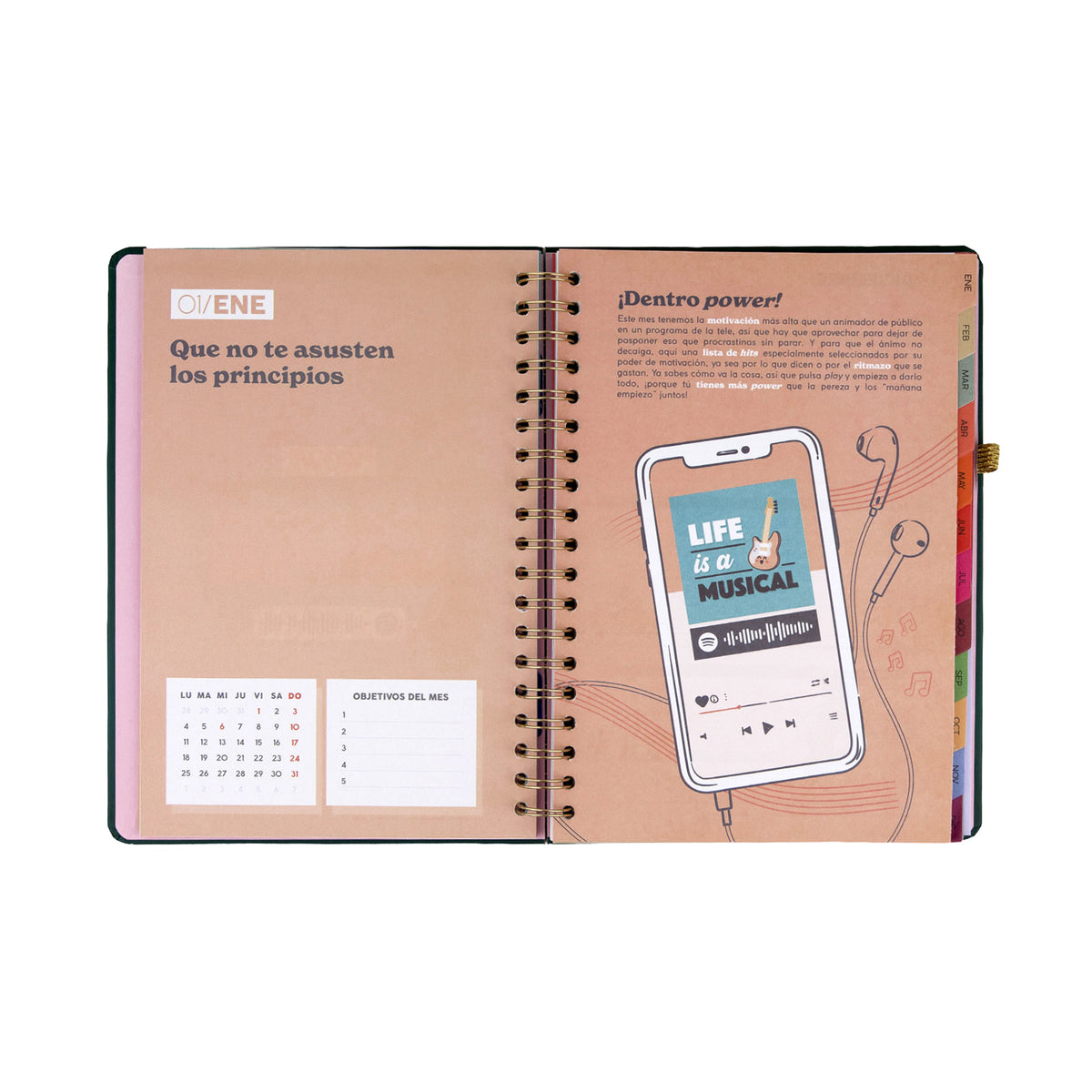 Agenda 2027 de gran formato Mr. Wonderful 
