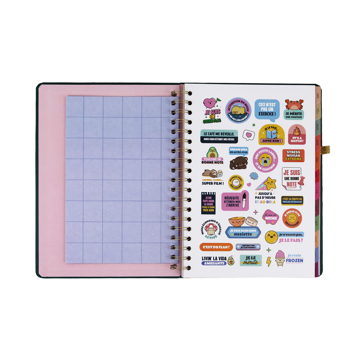 Agenda hebdomadaire XL 2027 | Mr. Wonderful 