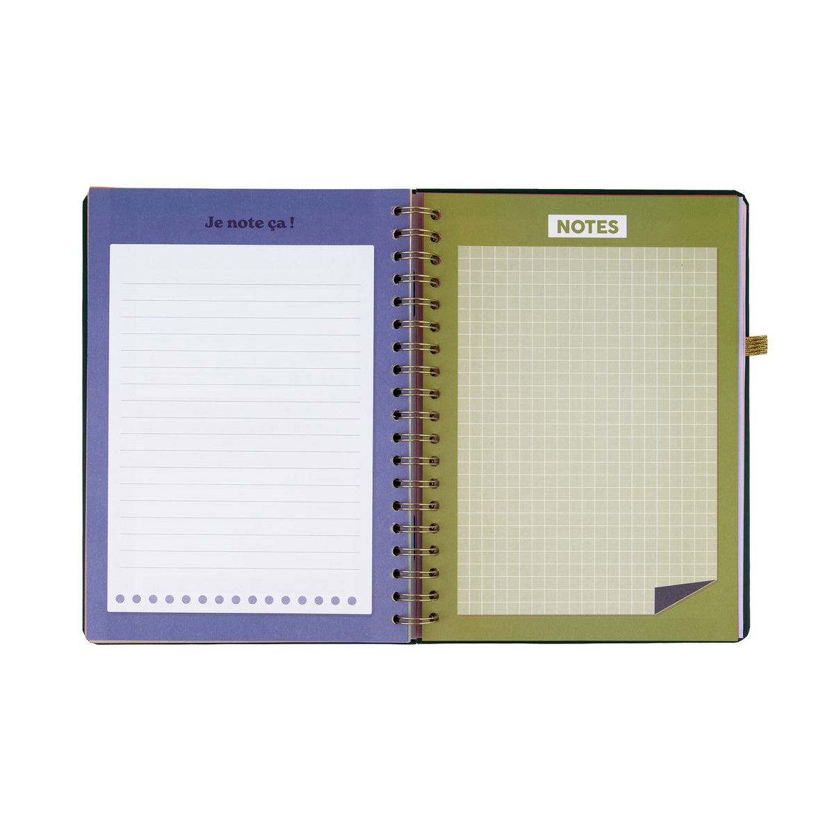 Agenda XL 2027 avec pochette intérieure Mr. Wonderful 