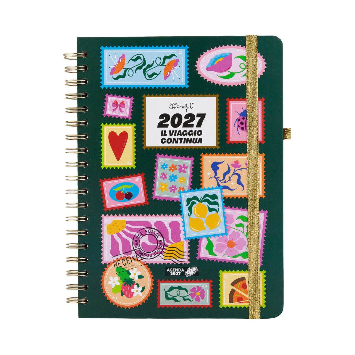 Agenda settimanale XL 2027 Mr. Wonderful Il viaggio continua