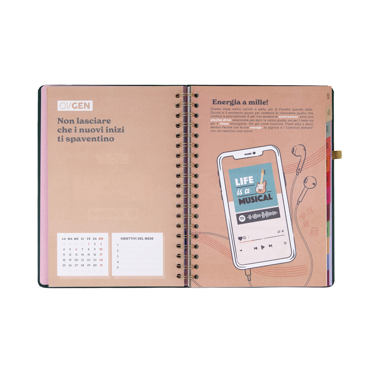 Agenda settimanale grande 2027 Mr. Wonderful 