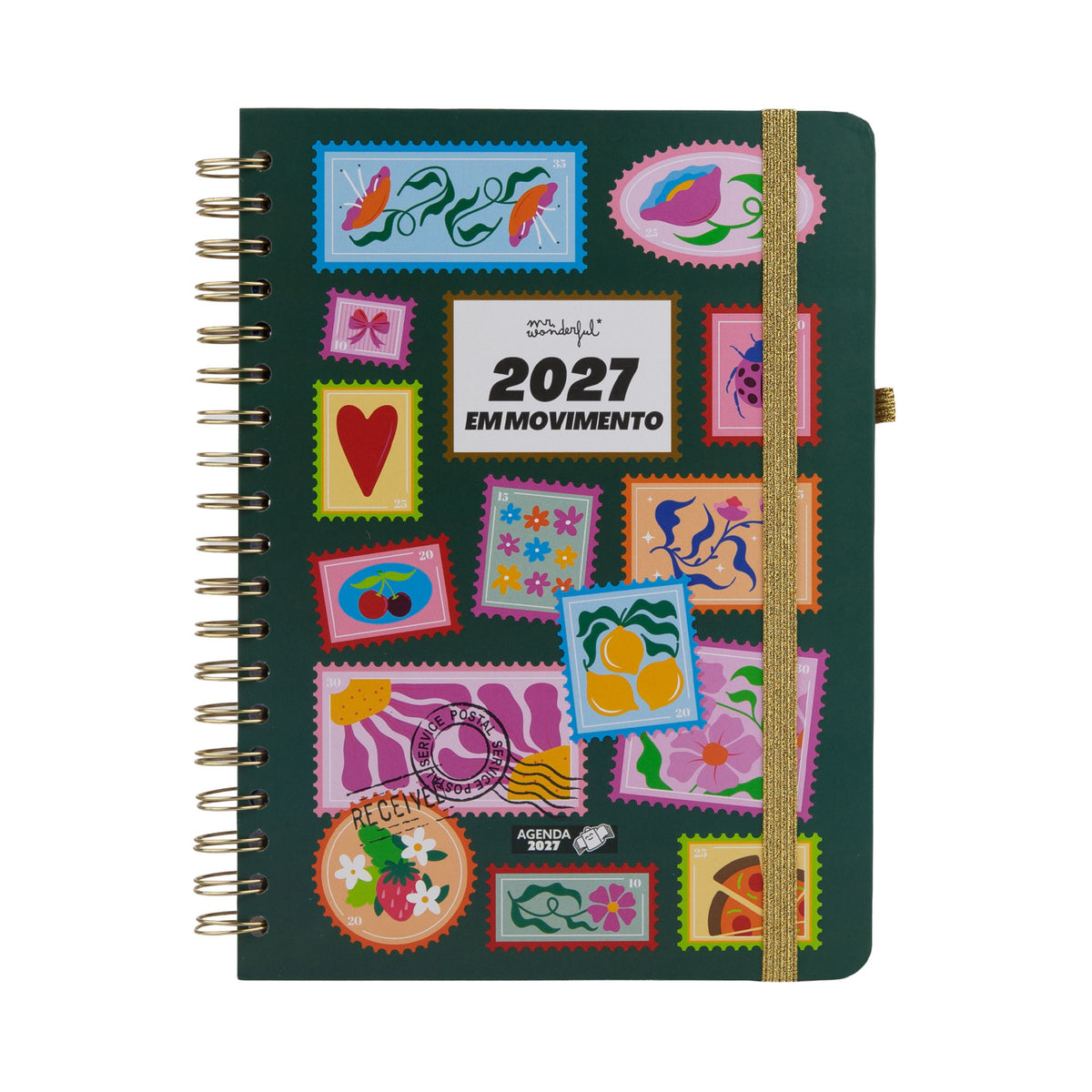 Agenda semanal grande 2027 Mr. Wonderful En movimiento