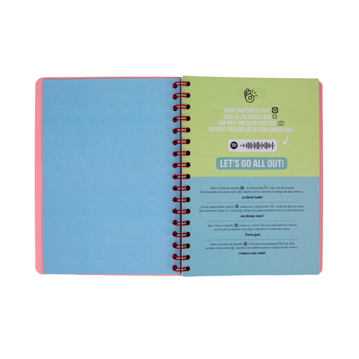 Multilingual weekly planner 2027 Mr. Wonderful - Oh La la