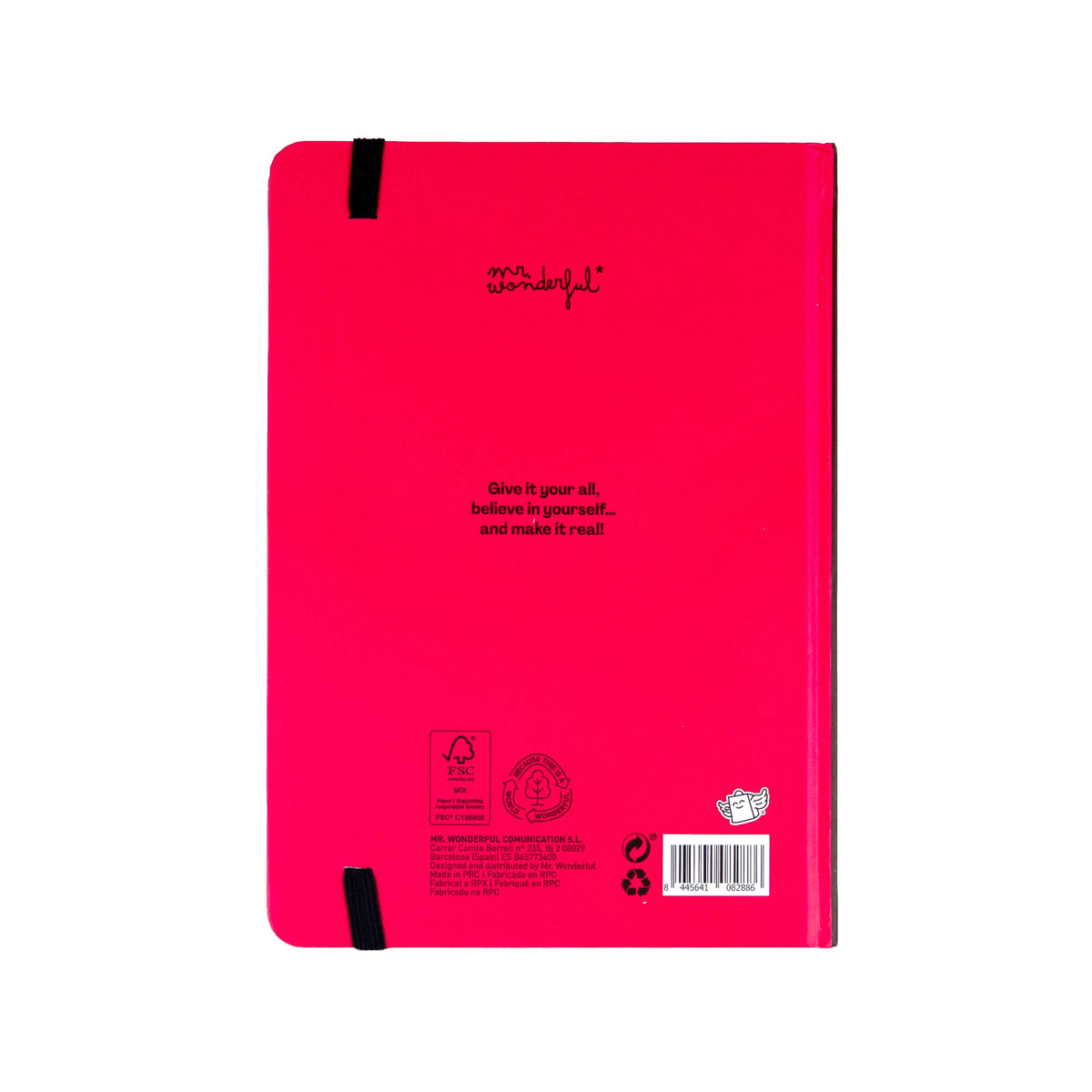 Agenda Mr. Wonderful semanal 2027 multilingüe