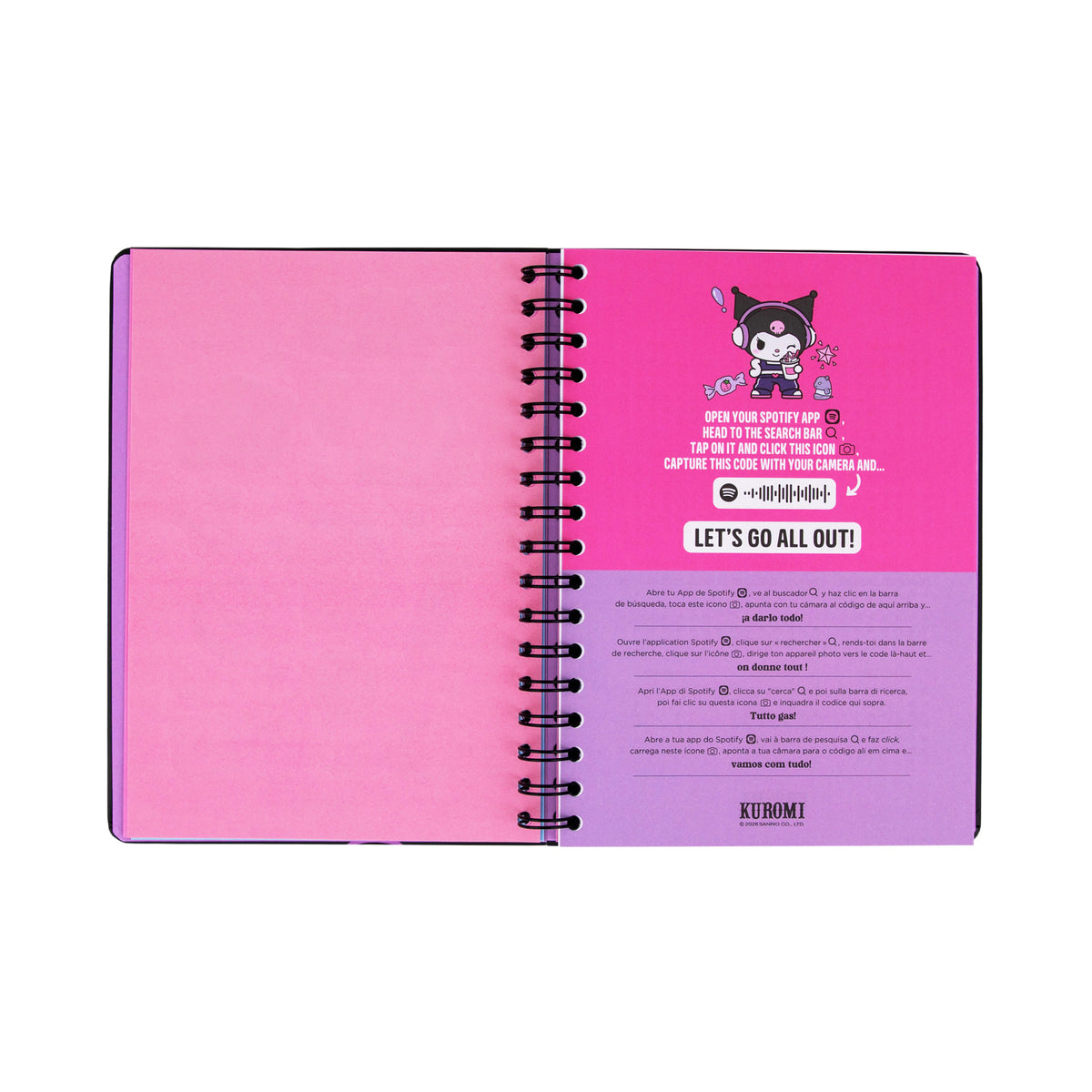 Agenda Kuromi Wanna hang out today | Mr. Wonderful 
