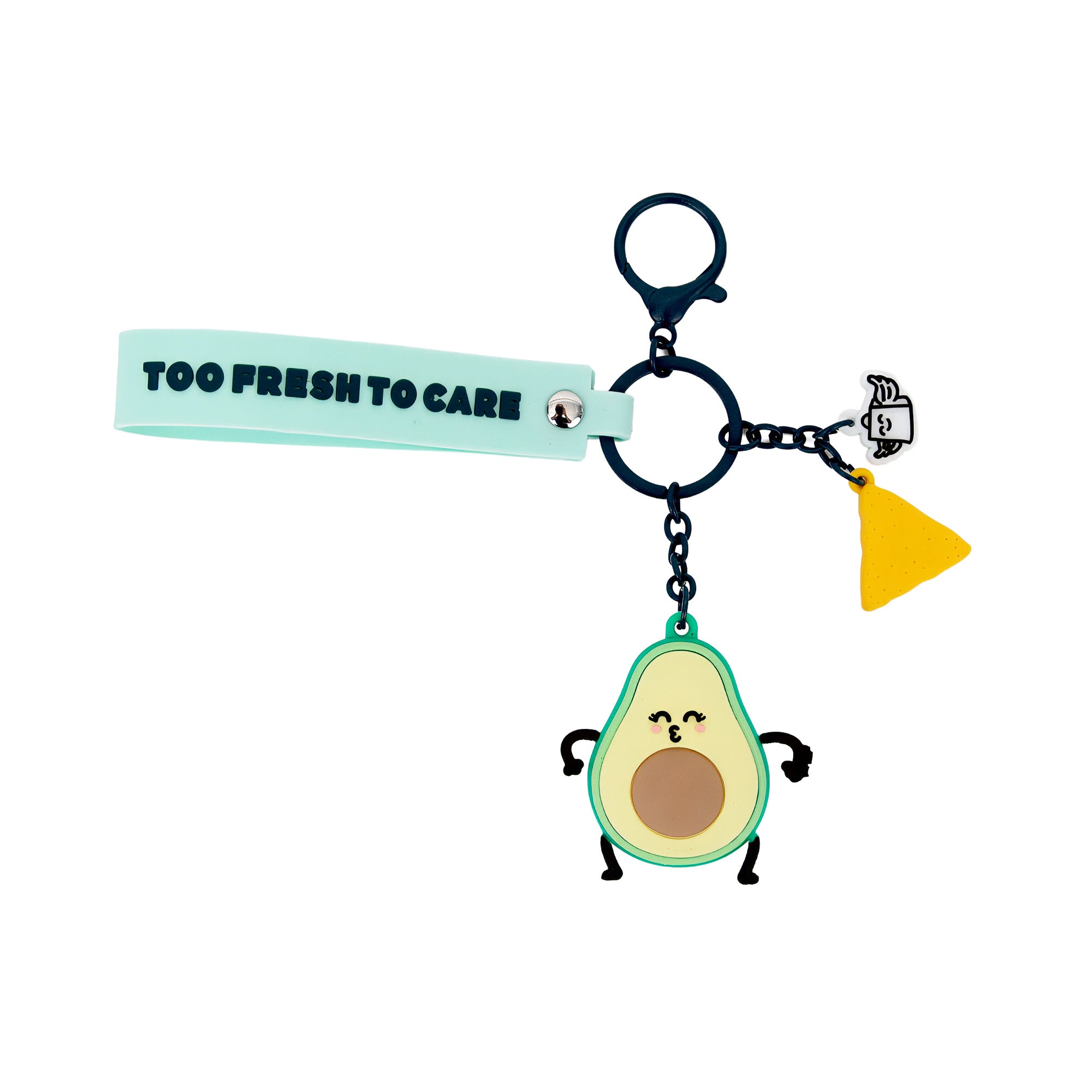 Llavero con charm Aguacate - Too fresh to care