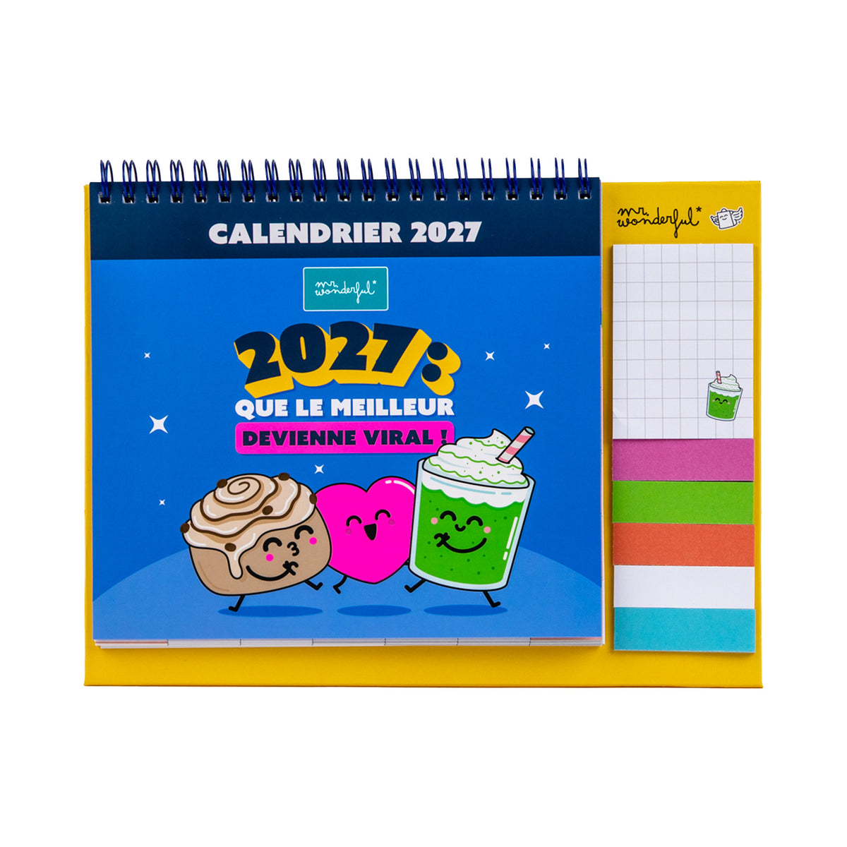 Calendrier de bureau 2027 Que le meilleur devienne viral | Mr. Wonderful 