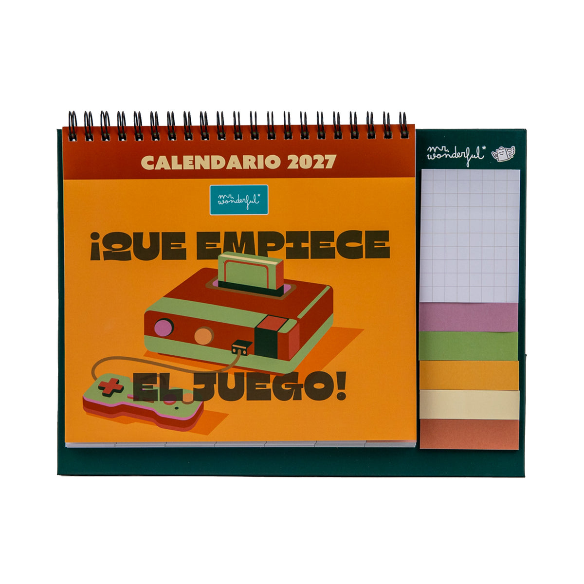Calendario sobremesa 2027 - ¡Que empiece el juego!