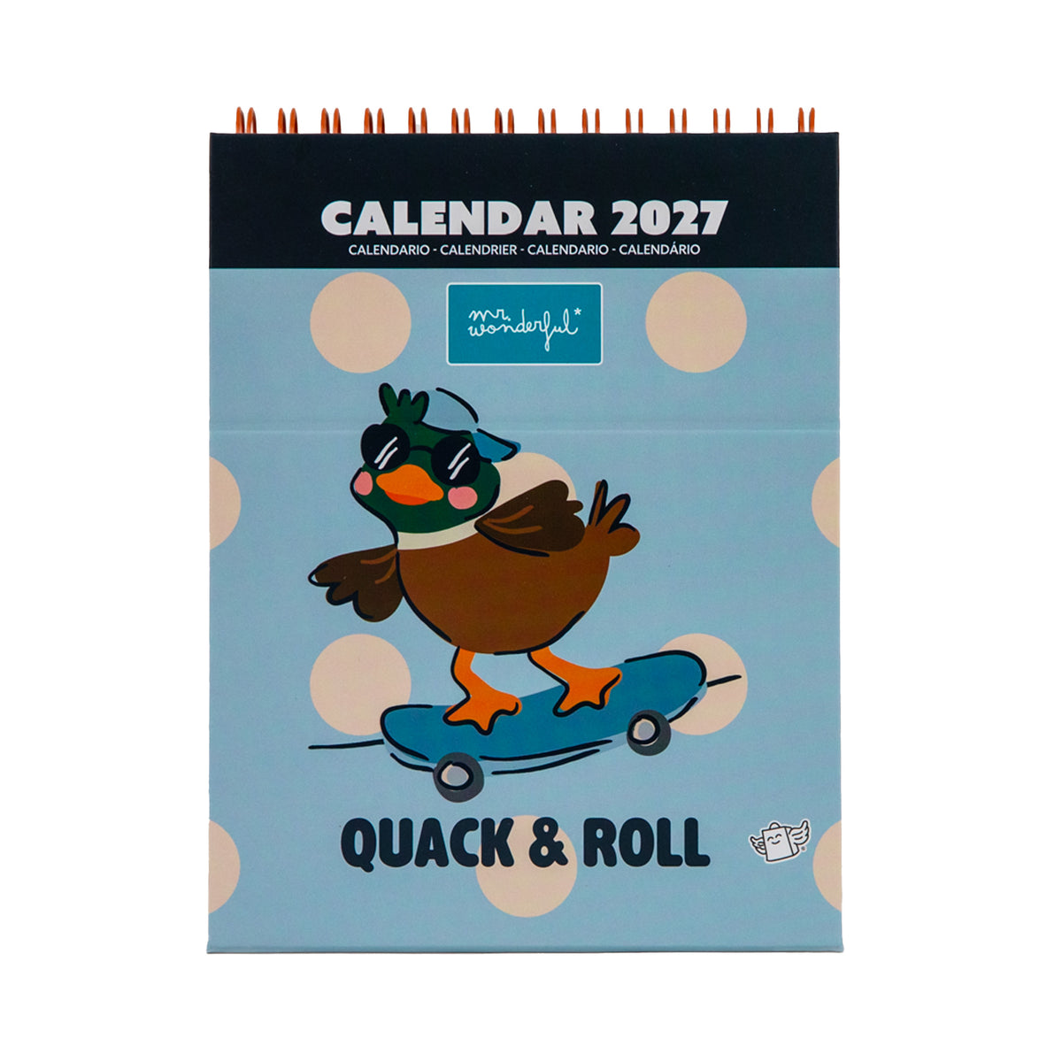 Calendario de sobremesa 2027 Quack & Roll | Mr. Wonderful 