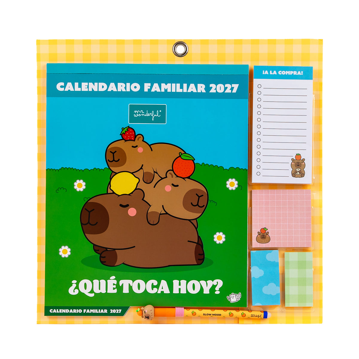 Calendario de pared magnético familiar 2027 ¿Qué toca hoy? | Mr. Wonderful