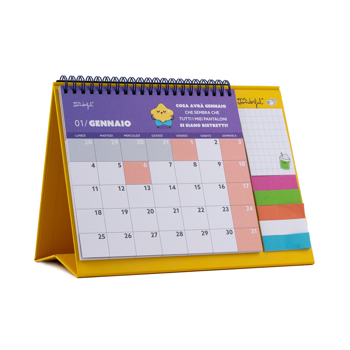 Calendario Mr. Wonderful da tavolo 2027 
