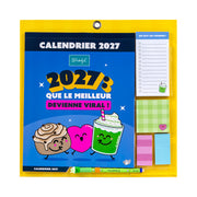 Calendrier magnétique mural 2027 Mr. Wonderful