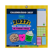 Calendário de parede magnético 2027 Que tudo de bom se torne viral | Mr. Wonderful
