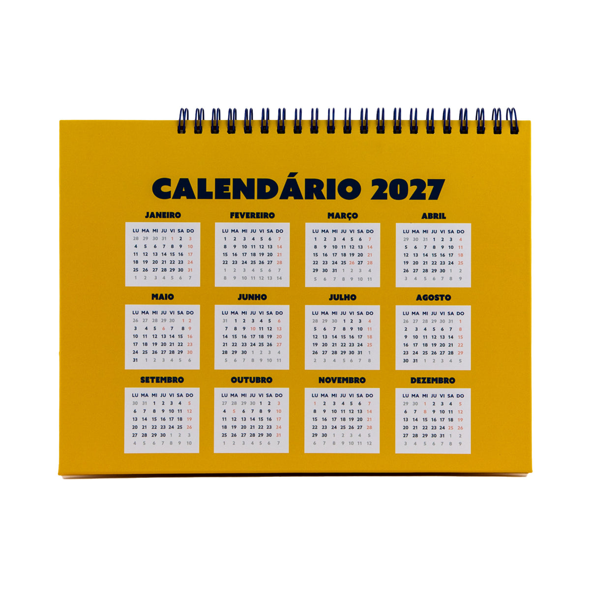 Calendário de mesa 2027 Mr. Wonderful 