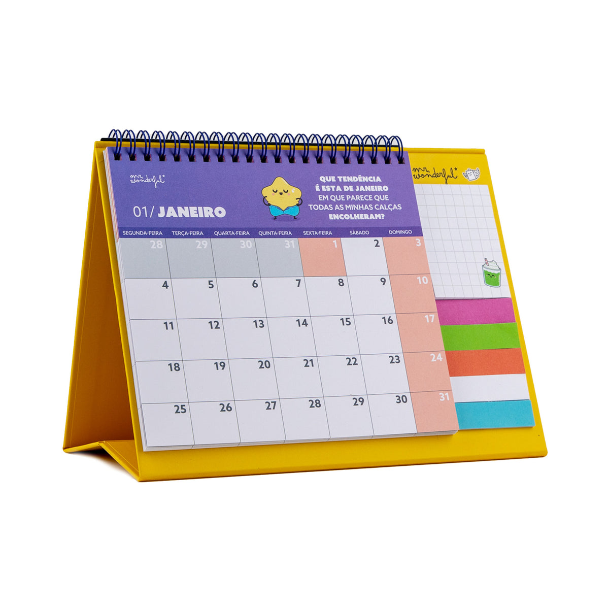 Calendário Mr. Wonderful de mesa 2027