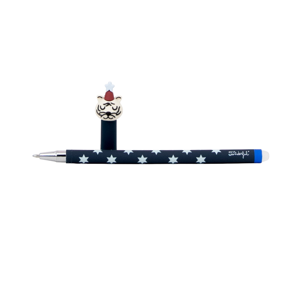 Boli borrable BO-BO tinta azul grosor 0,7mm regalo original de Mr. Wonderful 