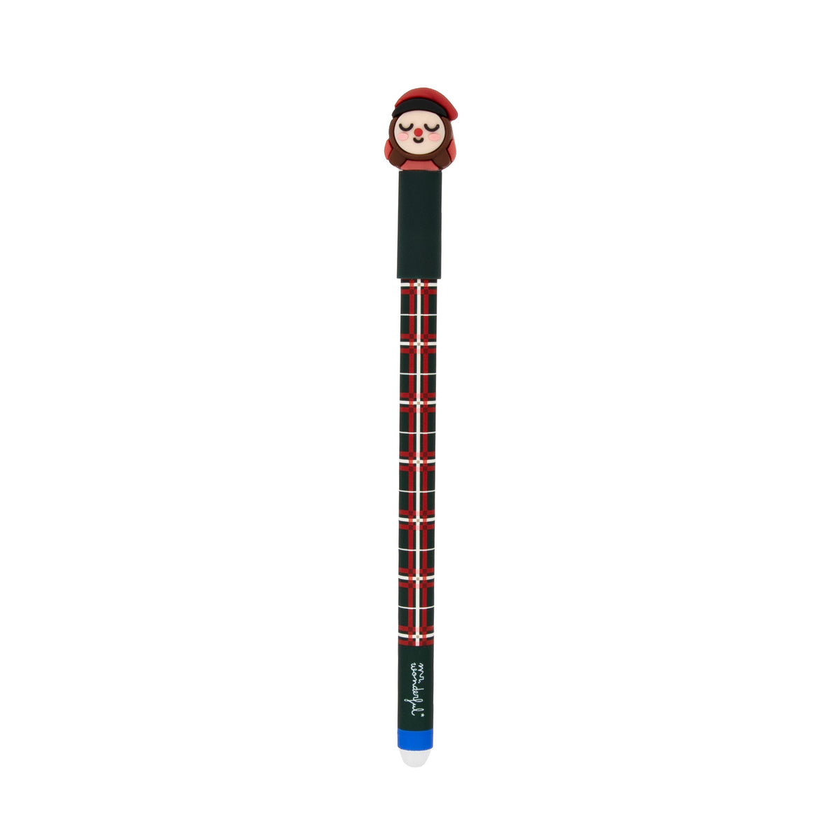 Bolígrafo Tió de Nadal con tinta borrable azul Mr. Wonderful