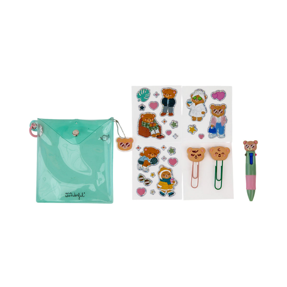 Kit para personalizar agenda Ositos | Mr. Wonderful 