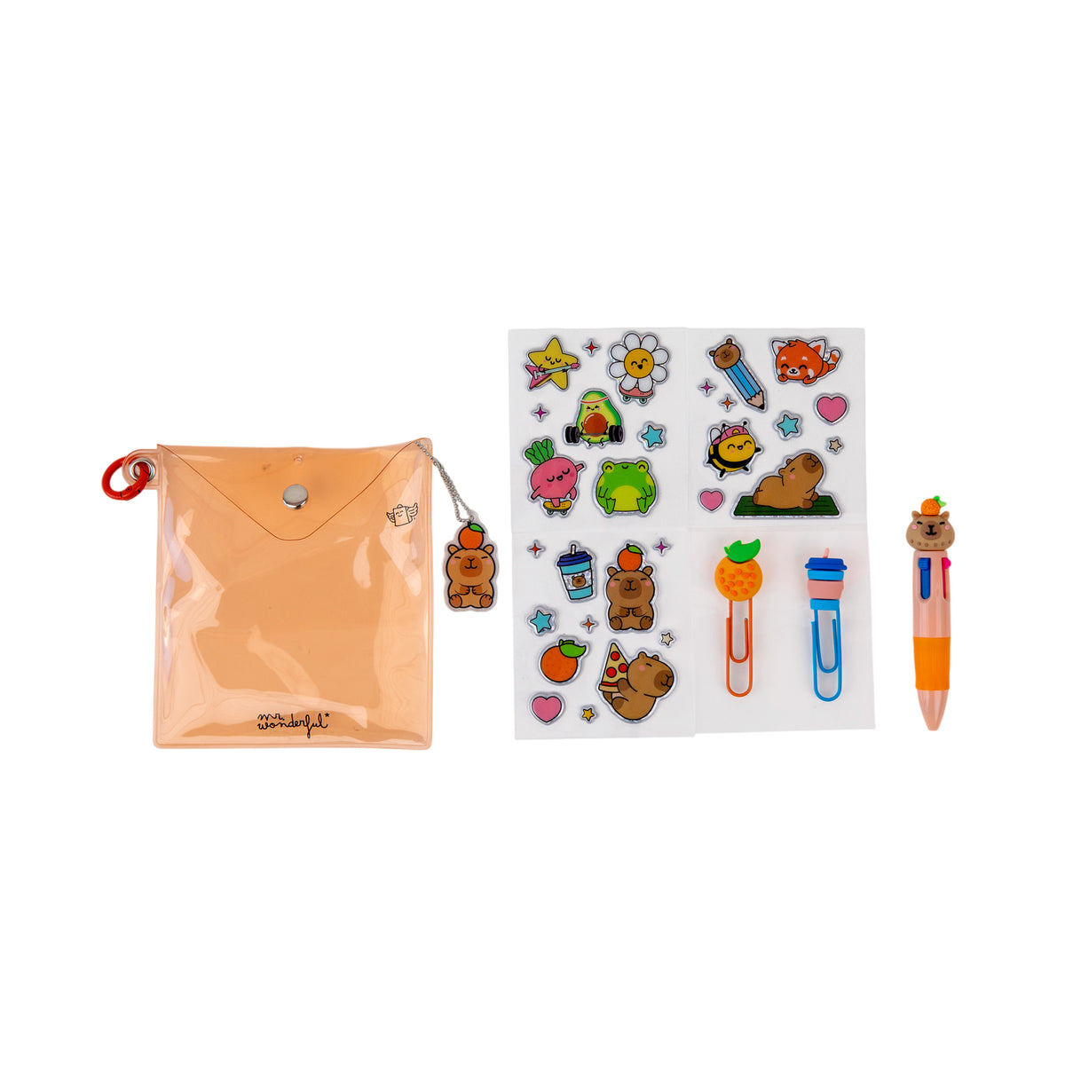 Kit para personalizar agenda Capibara| Mr. Wonderful