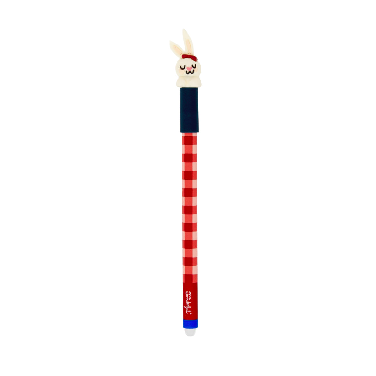 Boli borrable BO-BO tinta azul grosor 0,7mm regalo original de Mr. Wonderful 
