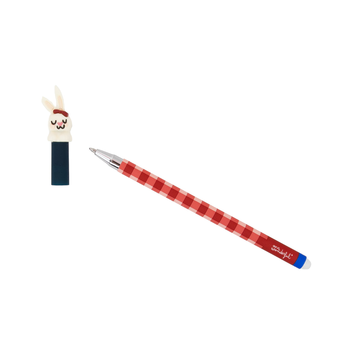 Boli borrable BO-BO tinta azul grosor 0,7mm regalo original de Mr. Wonderful 