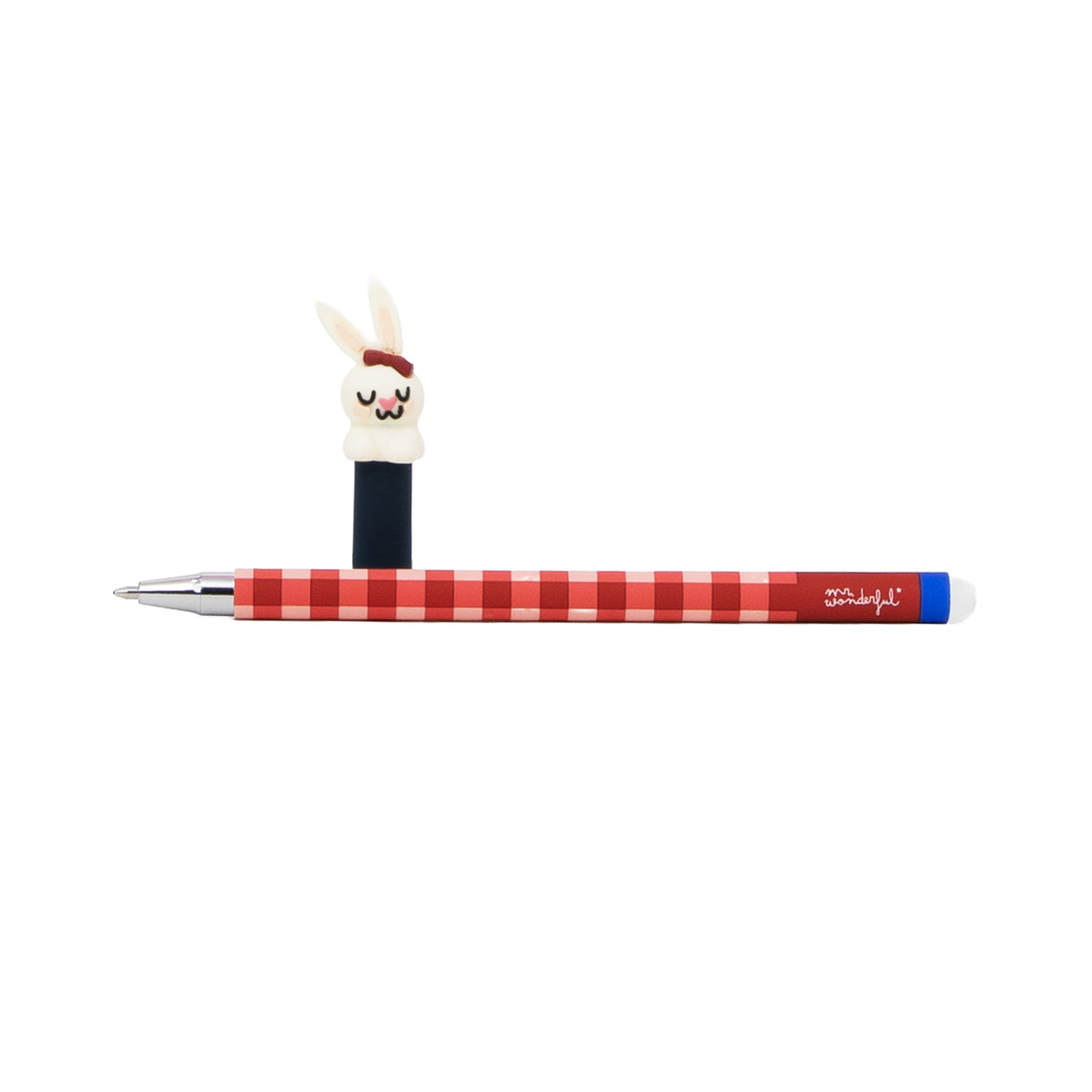 Boli borrable BO-BO tinta azul grosor 0,7mm regalo original de Mr. Wonderful 