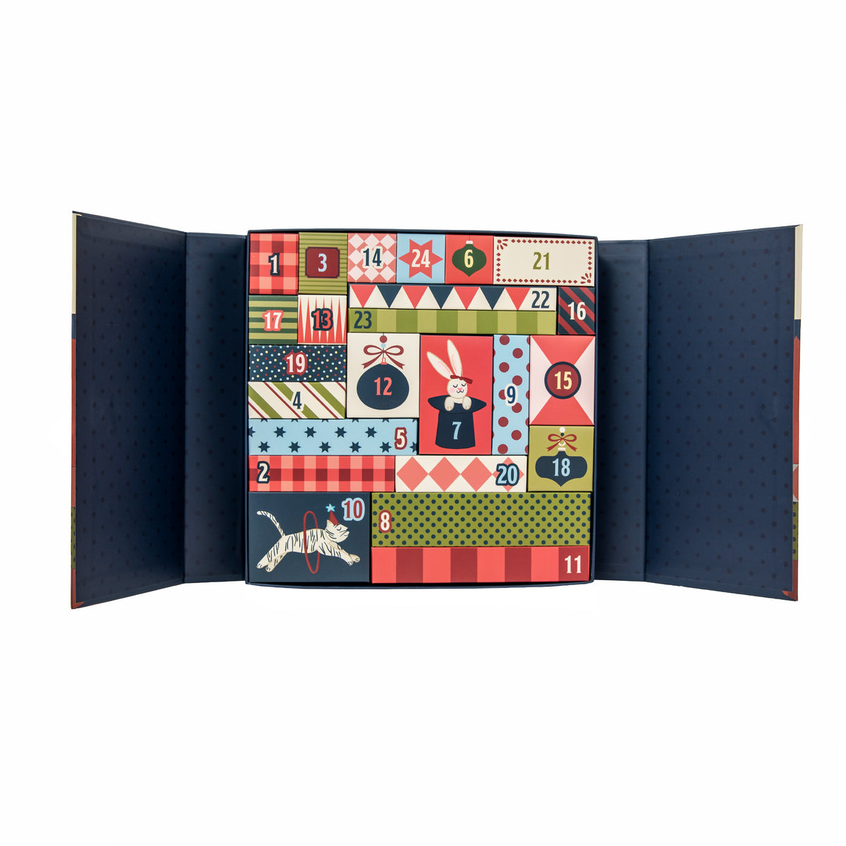 Calendario navideño Circus con accesorios Mr. Wonderful
