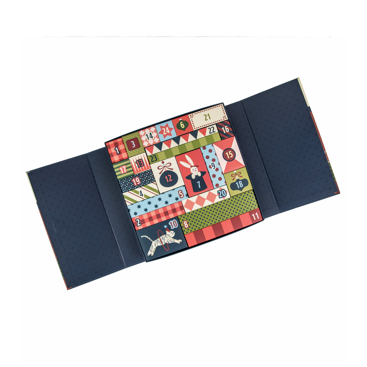 Calendario de Adviento con 24 casillas sorpresa Mr. Wonderful