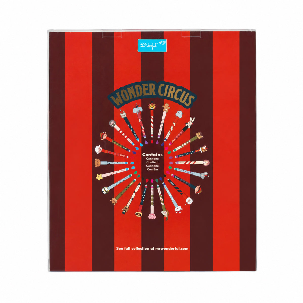 Noria de Adviento con 24 mini Bo-Bo coleccionables Mr. Wonderful