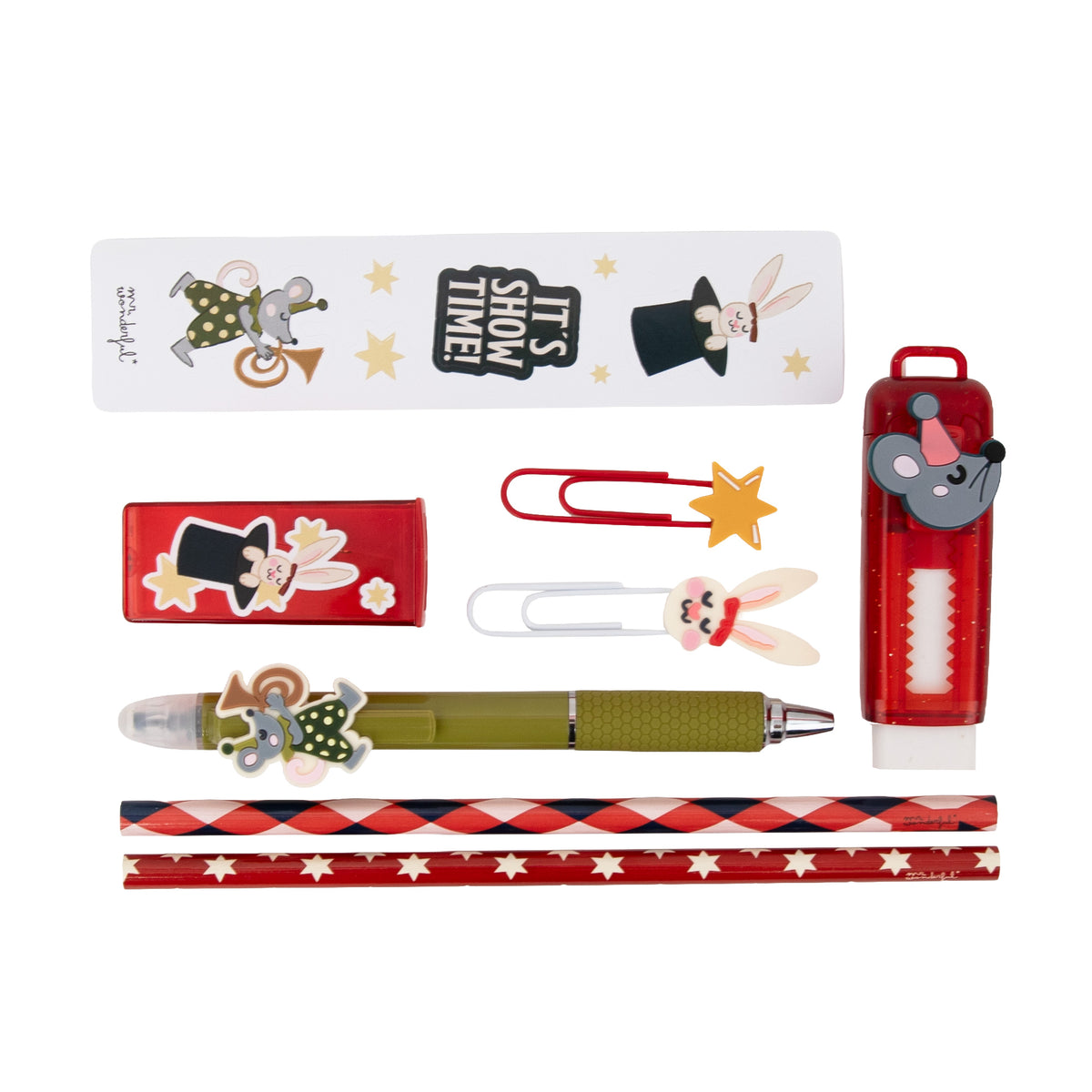 Writing Set with Charm - Circus