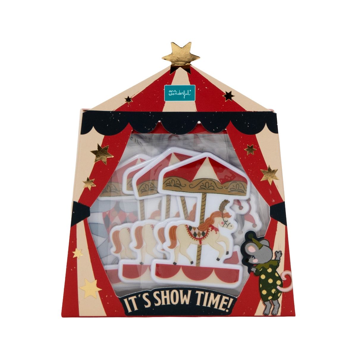 Caja de pegatinas Circus Mr. Wonderful