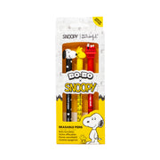 Set de 3 bolis borrables Bo-Bo - Snoopy + Woodstock + Casa