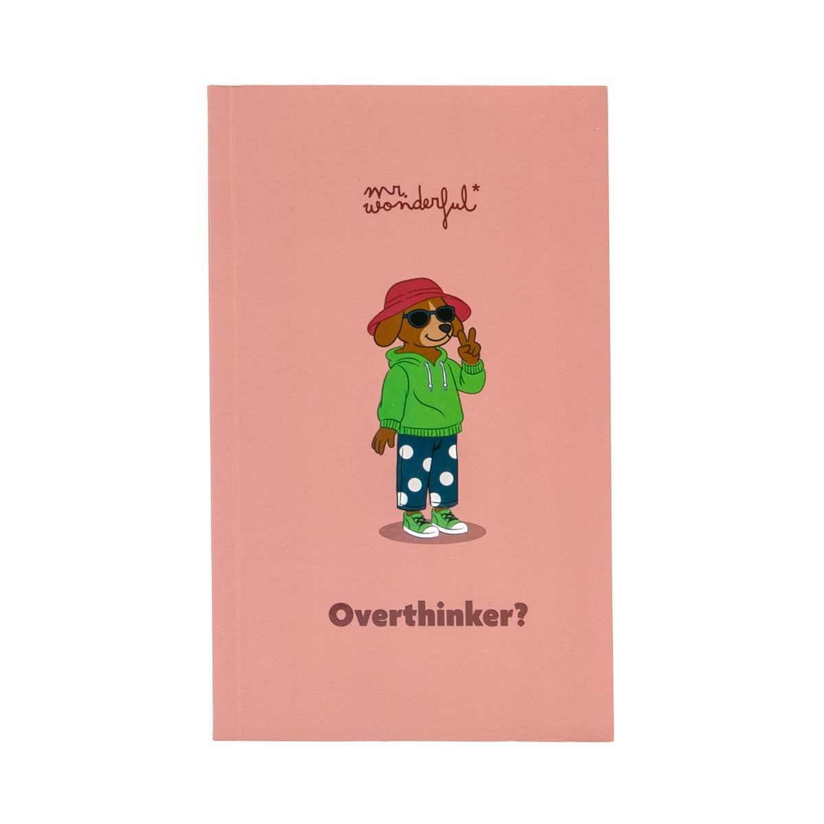 Libreta tipo bloc Perro Overthinker? Mr. Wonderful