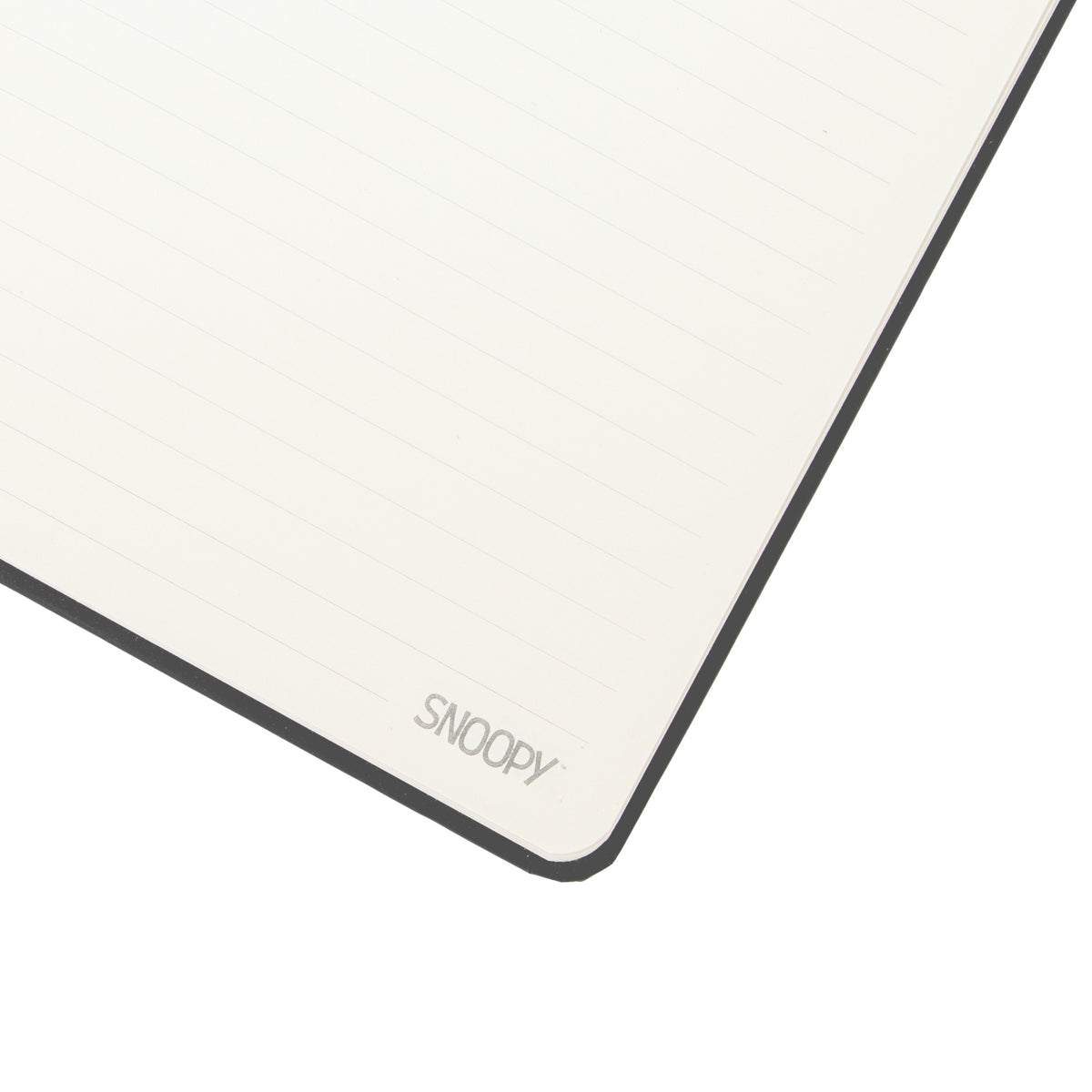 Libreta A5 con soporte para móvil Snoopy - There’s a good feeling to be had from sharing