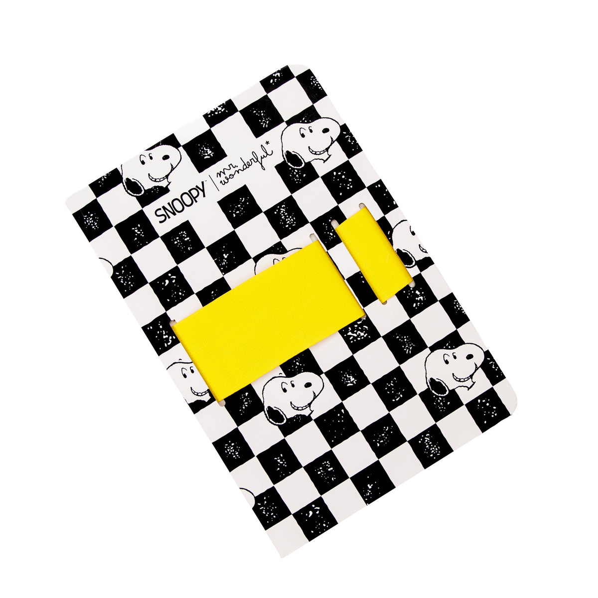 Libreta A5 con soporte para móvil Snoopy - There’s a good feeling to be had from sharing