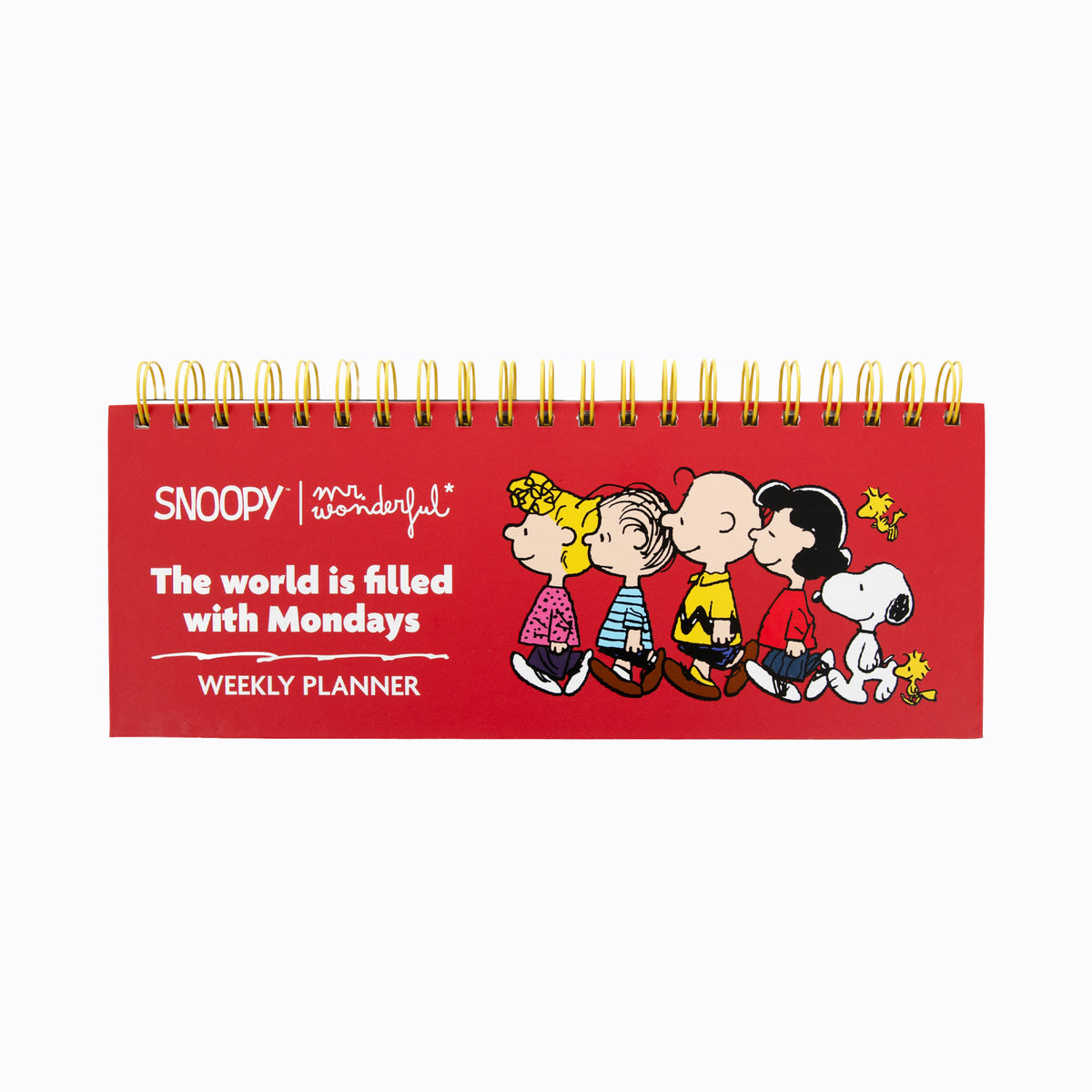 Planficador semanal Snnopy - The world is filled with Mondays