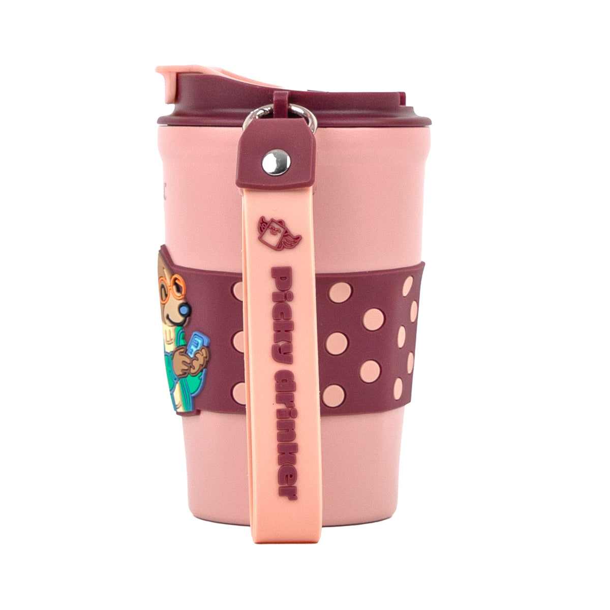 Taza térmica de acero inoxidable con diseño de perro Mr. Wonderful