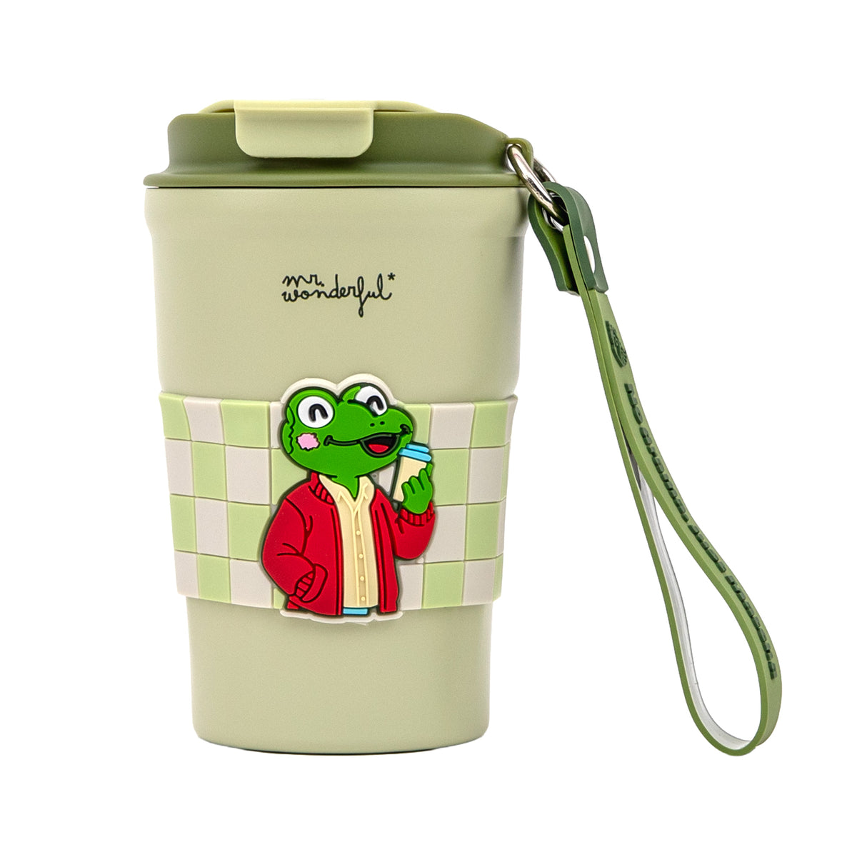 Mug isotherme take away Grenouille - No drama, just Matcha